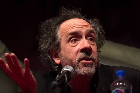 Press conference by Tim Burton in Mexico City