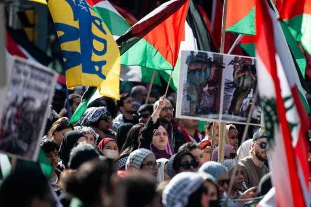 Canada, Pro-Palestinian demonstration in Ottawa