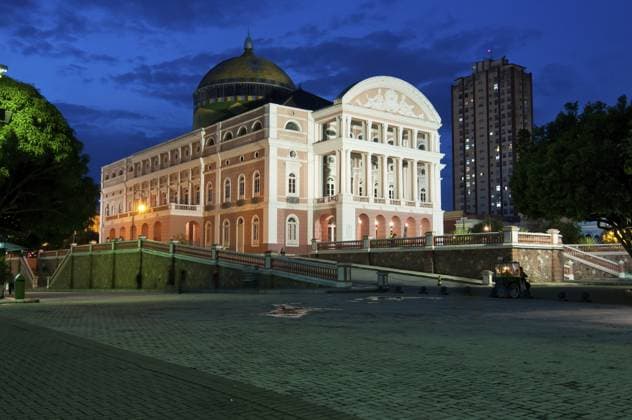 The Teatro Amazonas in Manaus, Brazil, is to become a UNESCO World Heritage Site; archive images