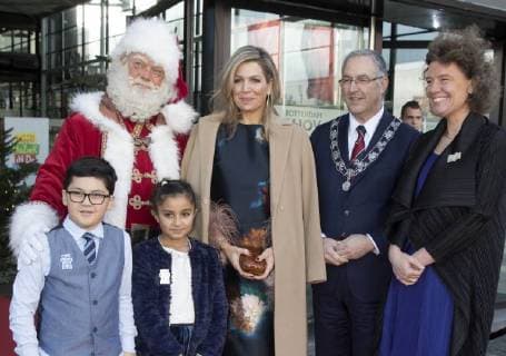 Queen Maxima visits Christmas Music Gala in Rotterdam