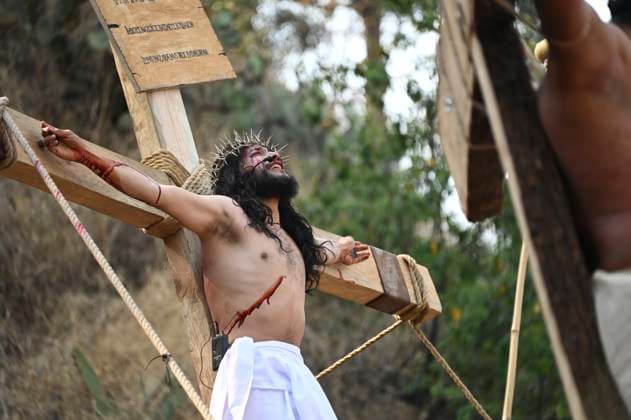 Mexico, Holy Week, Good Friday procession in Metepec