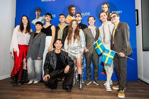 Warner Music Photocall for the Eurovision Song Contest in Madrid