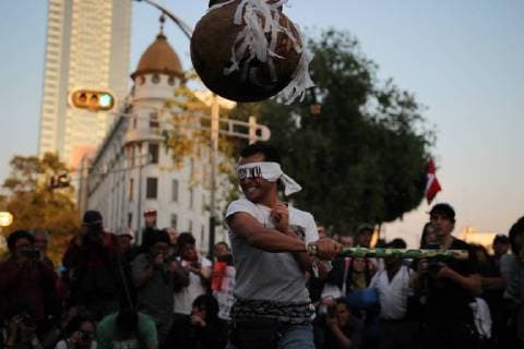Demonstration in Mexico City