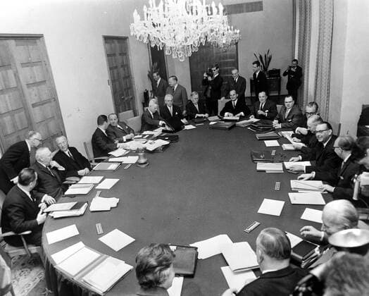 IMAGO History, German federal governments, Cabinet Adenauer V 1962-1963