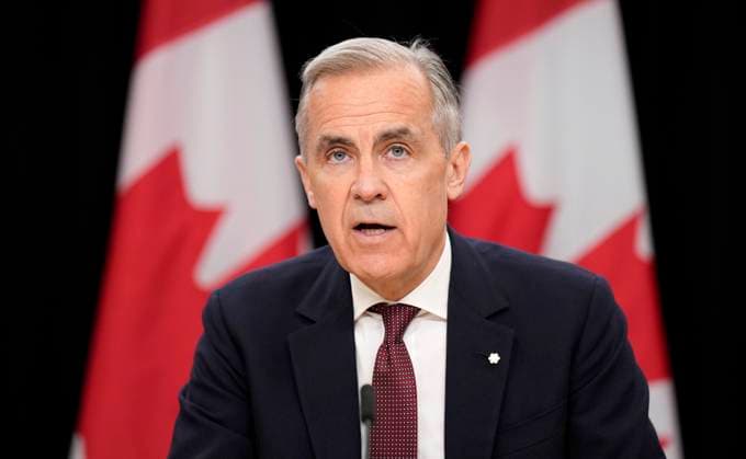 Canada, Mark Carney press conference in Ottawa