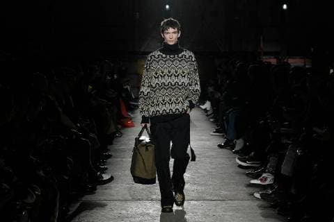 Paris Fashion Week - Dries Van Sheet Music Fashion Show