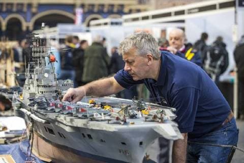 Model building exhibition in London