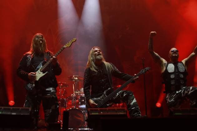 Bangers Open Air music festival in Sao Paulo, Sabaton