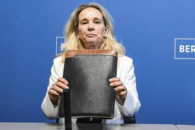 Berlin, Senator for Culture Sarah Wedl-Wilson before resigning, archive pictures