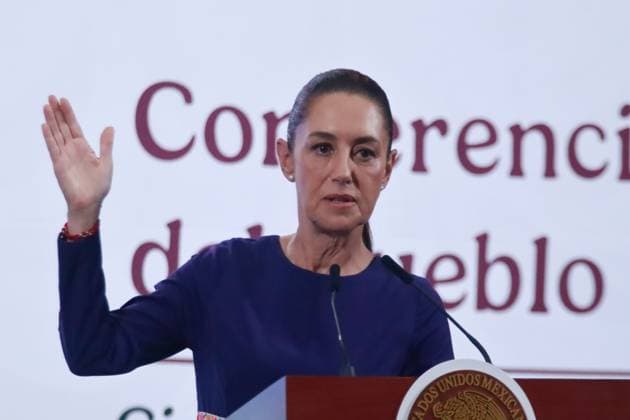 Mexico, Claudia Sheinbaum Press conference in Mexico City