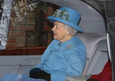 English Royals attend church service in Norfolk