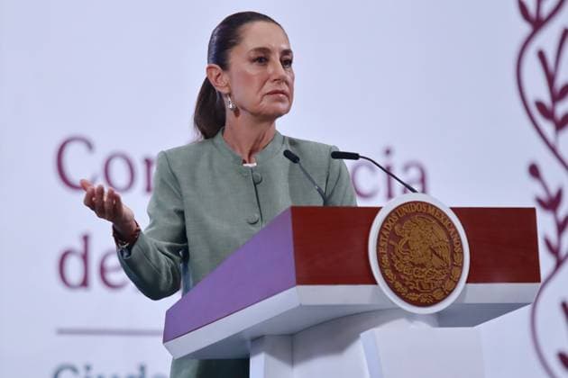 Mexico, Claudia Sheinbaum Press conference in Mexico City