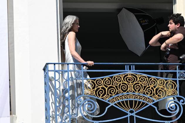 Cannes International Film Festival, photo session at the Hotel Martinez