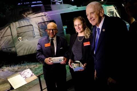 USA: politician Sam Johnson during a ceremony at the National Museum of American History