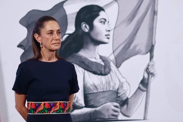 Mexico, Claudia Sheinbaum Press conference in Mexico City