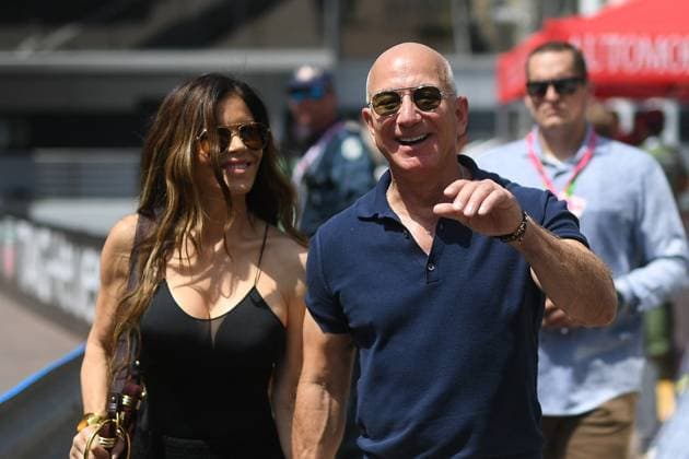 Formula 1, Jeff Bezos visits GP Monaco in Monte Carlo