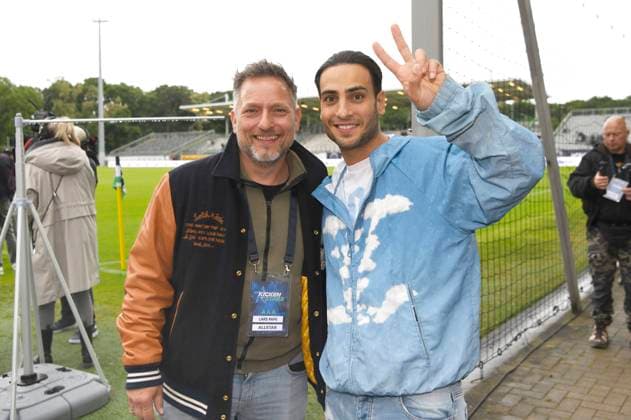 Charity football match Kicken mit Stars at the Eilenriedestadion in Hanover