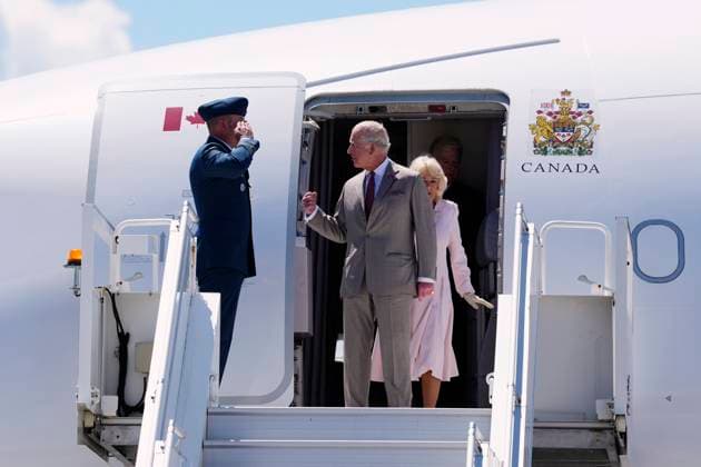 King Charles III and Queen Camilla on a state visit to Canada, Day 1