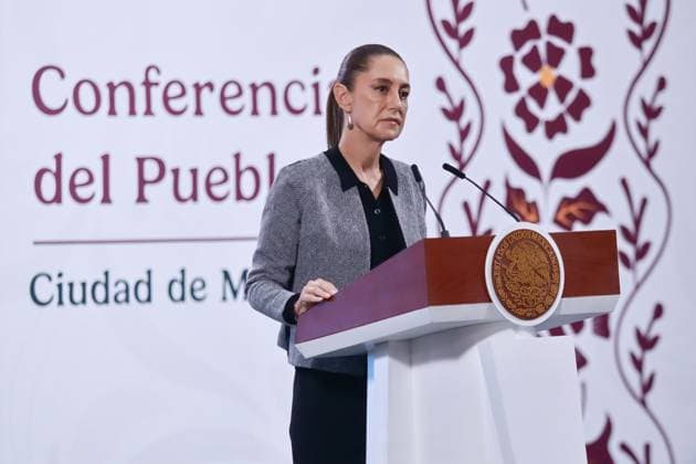 Mexico, Claudia Sheinbaum Press conference in Mexico City
