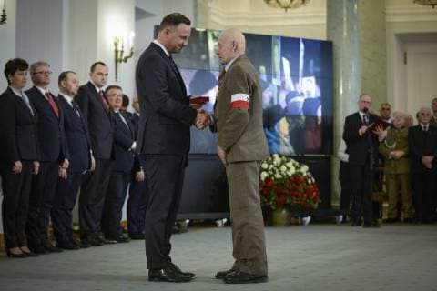 Award of veterans in Warsaw