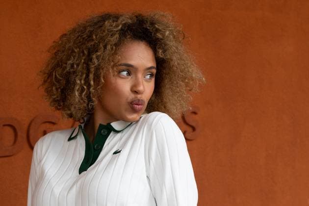 Celebrity guests at the French Open tennis tournament in Paris