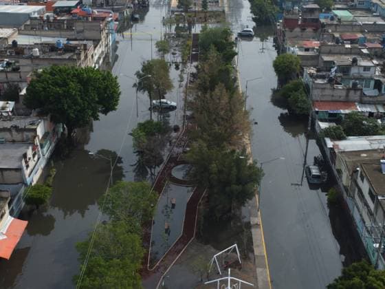 Mexico, flooding in Mexico City