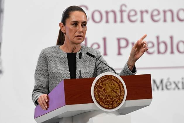 Mexico, Claudia Sheinbaum Press conference in Mexico City