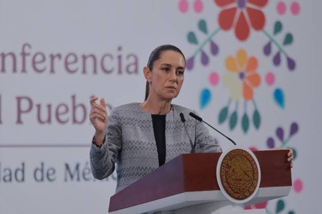 Mexico, Claudia Sheinbaum Press conference in Mexico City