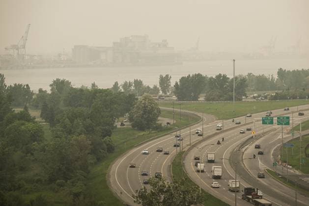 Forest fires in Canada, air quality in Toronto and Montreal suffers from the smoke