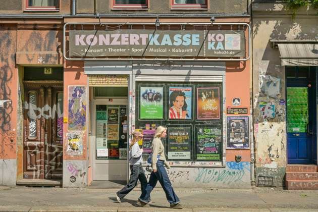 Berlin, Koka36 concert box office has filed for bankruptcy - Stock photos