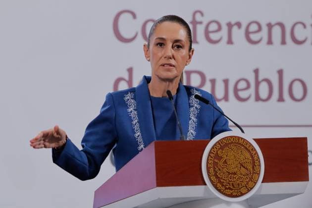Mexico, Claudia Sheinbaum Press conference in Mexico City