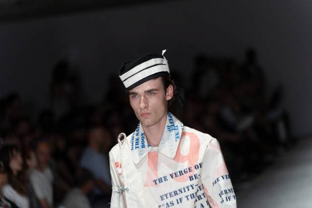 BA Fashion Students Fashion Show at the University of Westminster