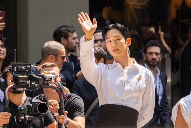 Milan Fashion Week, Dolce and Gabbana fashion show, arrival of the guests
