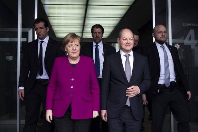 German parties, SPD, Fourth Grand Coalition 2018-2021