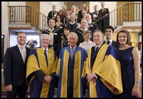 Prince Charles visits Royal College of Music in London