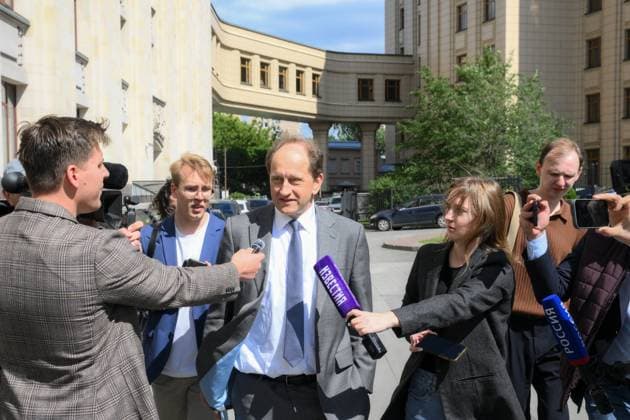 Russian Foreign Ministry summons German Ambassador Alexander Graf Lambsdorff - Archive