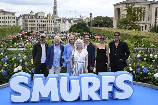The Smurfs: The big cinema film, premiere in Brussels