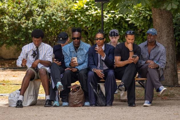 Paris Fashion Week, guests of the White Mountaineering fashion show