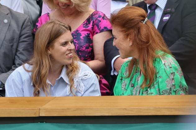 Tennis, Wimbledon, celebrities in the Royal Box