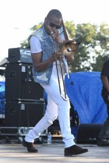 Trombone Shorty Concert - Jazz in the Gardens Music Festival