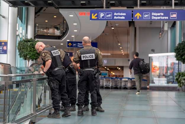 Canada, effects of bomb threat at Montreal-Trudeau International Airport