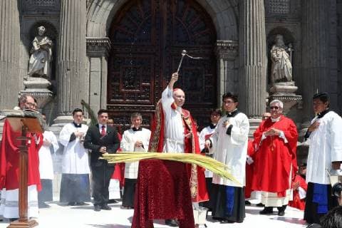 Mexico: Palm Sunday Procession in Mexico City