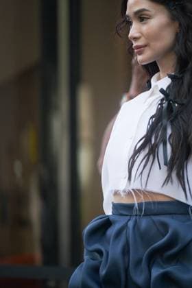 Paris Fashion Week, guests of the Viktor and Rolf fashion show