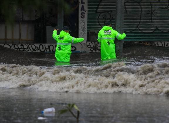 Mexico, flooding after heavy rain in Mexico City
