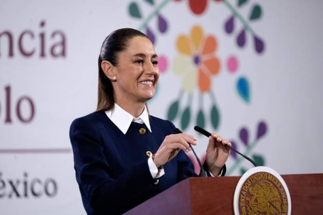 Mexico, press conference with President Claudia Sheinbaum in Mexico City