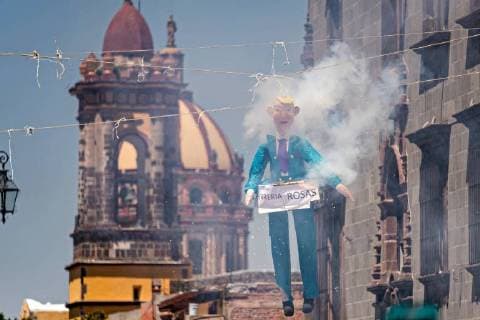 Burning of Judas Ritual in Mexico