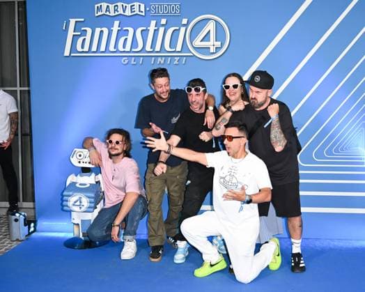The Fantastic Four premiere in Milan