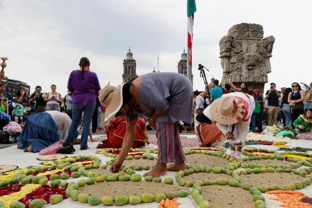 Mexico, 700 years of Tenochtitlan, preparations for celebrations in Mexico City