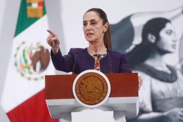 Mexico, Claudia Sheinbaum Press conference in Mexico City