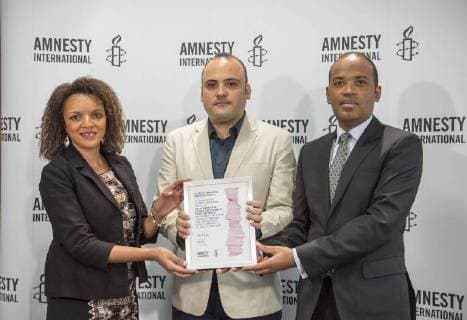 Amnesty International Human Rights Award in Berlin